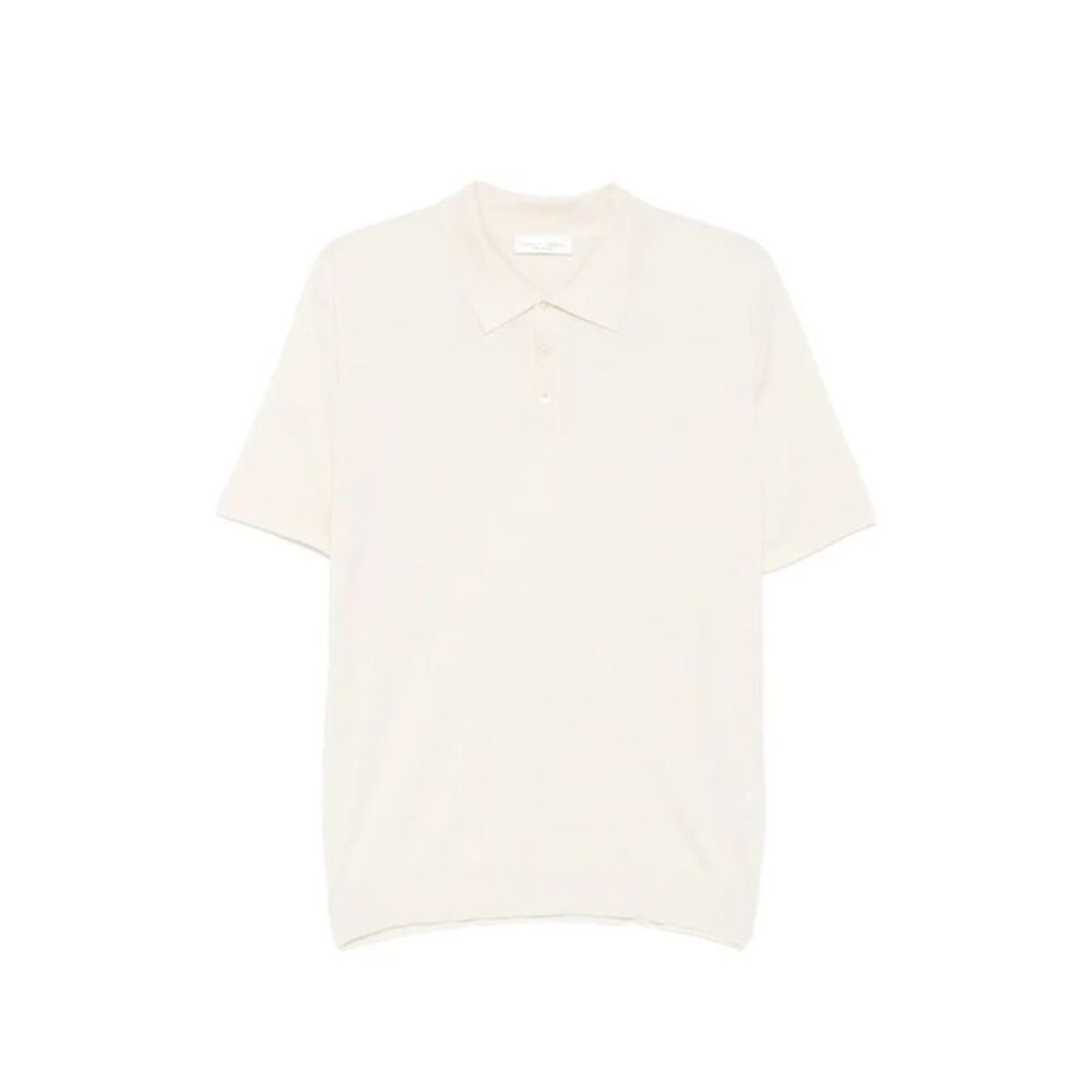 Roberto Collina Men Short-Sleeved Polo Shirt